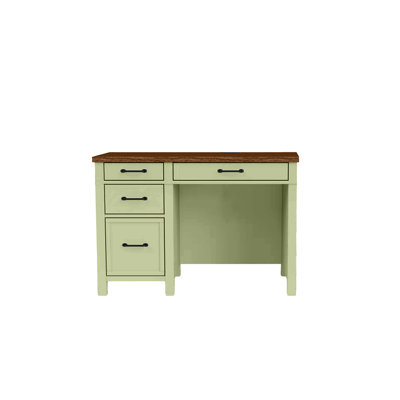Bureau d'ordinateur moderne à deux tons