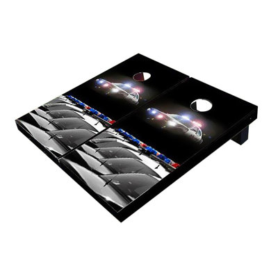 2 X 3 Police Cars Cornhole Boards