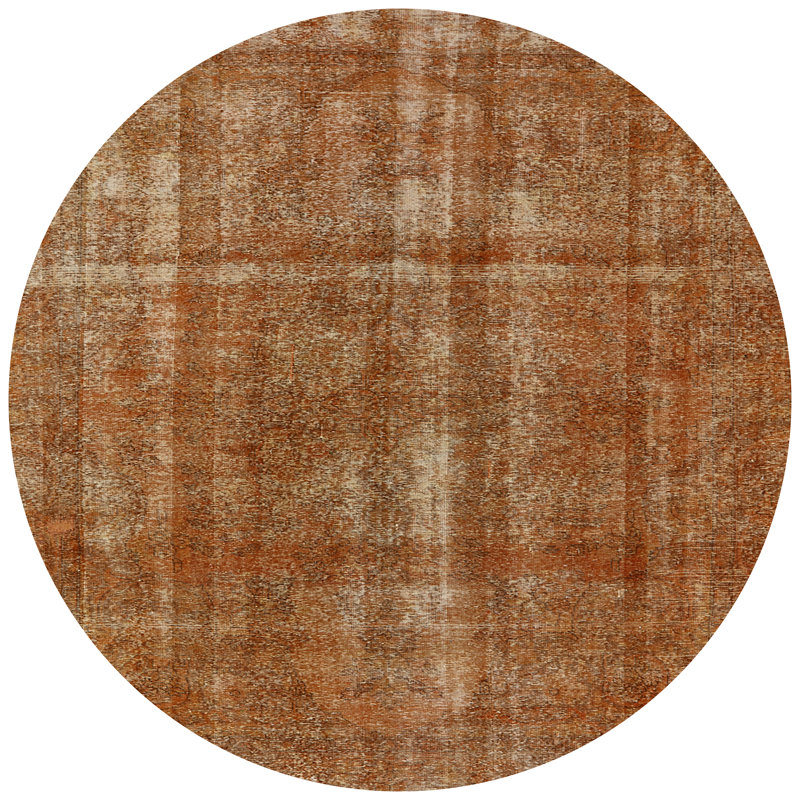 Janik Oriental Indoor Rug, Round 8'