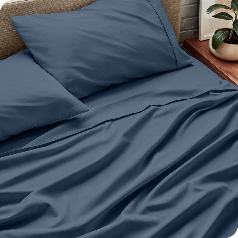 Bare Home Ultra-Soft Microfiber Sheet Set, Twin XL Sheet Set + 1 Fitted Sheet + 1 Pillowcase, Bering Sea