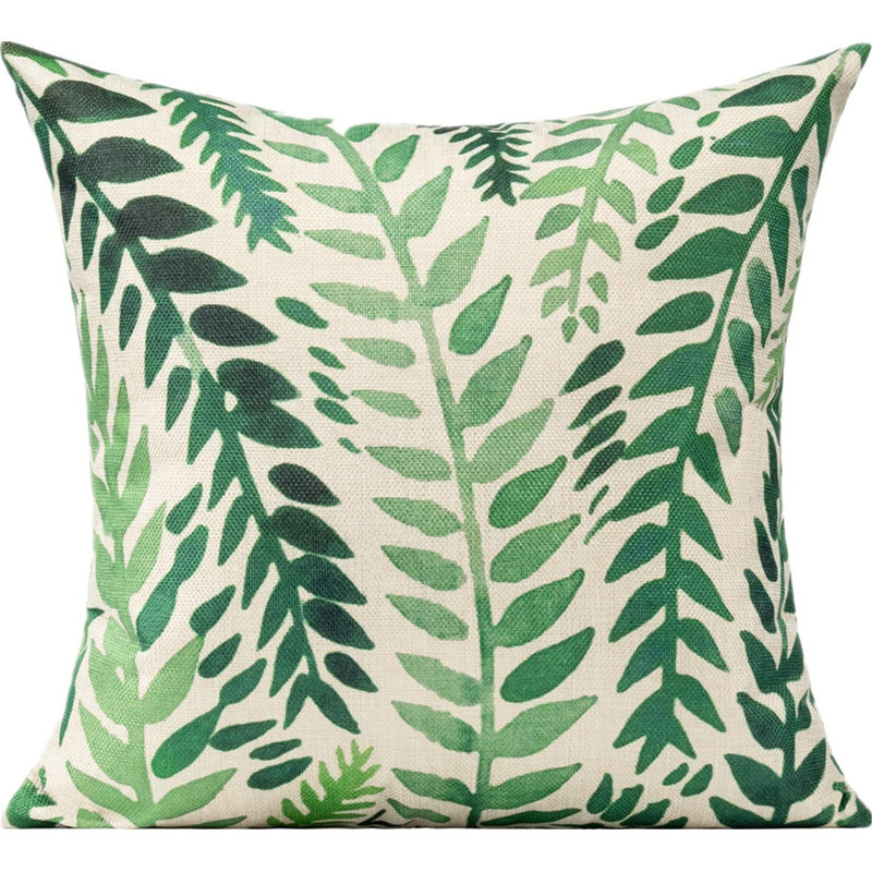 Maone Green Square Cushion Cover