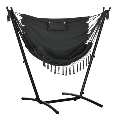 Chaise de hamac avec support Outsunny