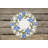 Donneshia Blue Rose Doily (15" Rd)