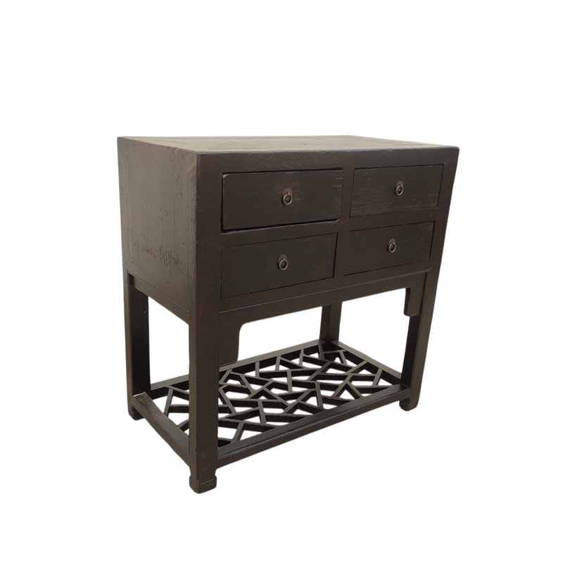 36.8 in. Solid Wood Console Table