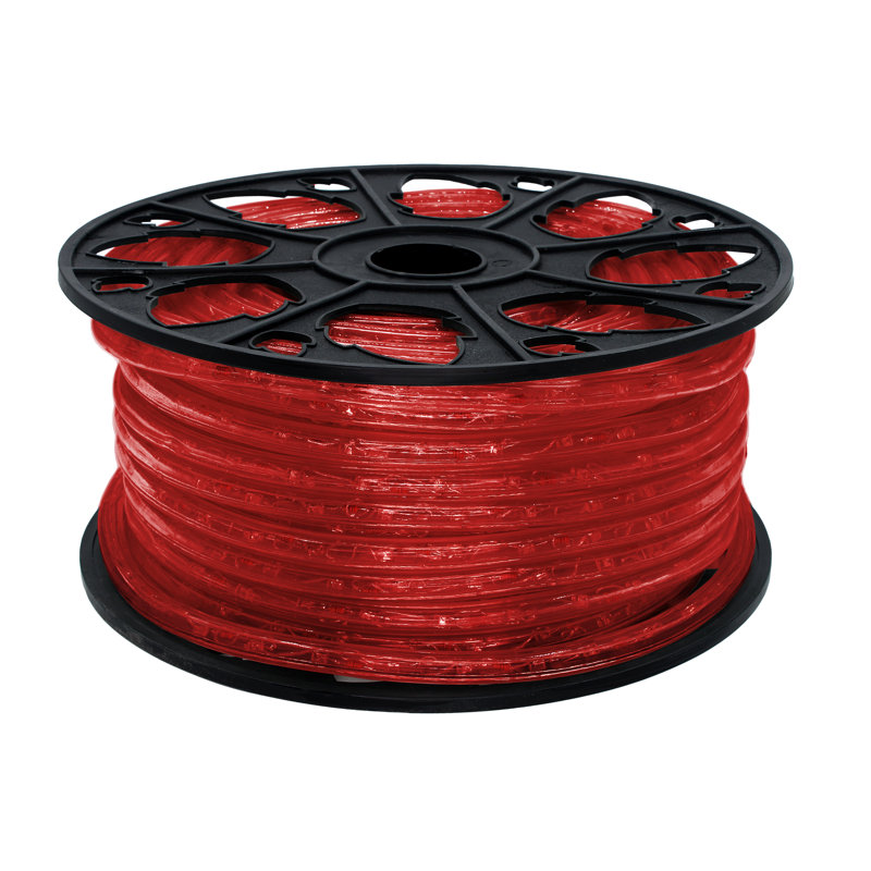 Cordon d’éclairage, Rouge, H 14 po x l 1800 po x P 2,5 po