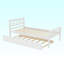 Lit plateforme simple en bois massif-1351468620