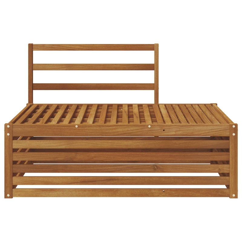  Sectional Sofa Units Solid Acacia Wood Garden Furniture Modern Outdoor