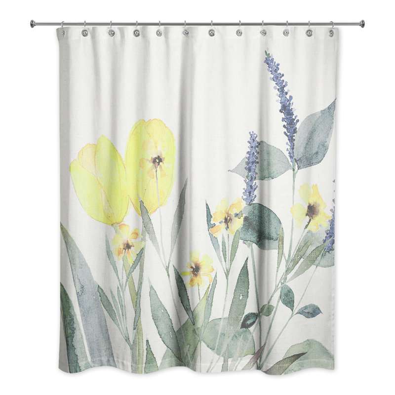 Shower Curtain, Yellow