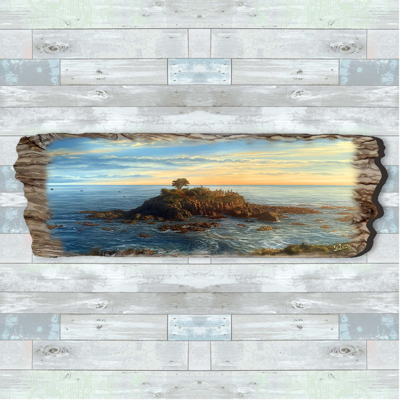 «Ocean View On Wood» par G. DeBrekht, reproduction