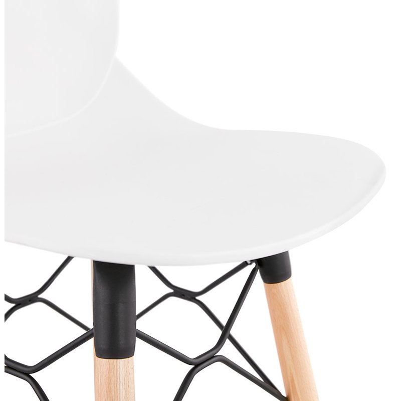 Counter Stool, White