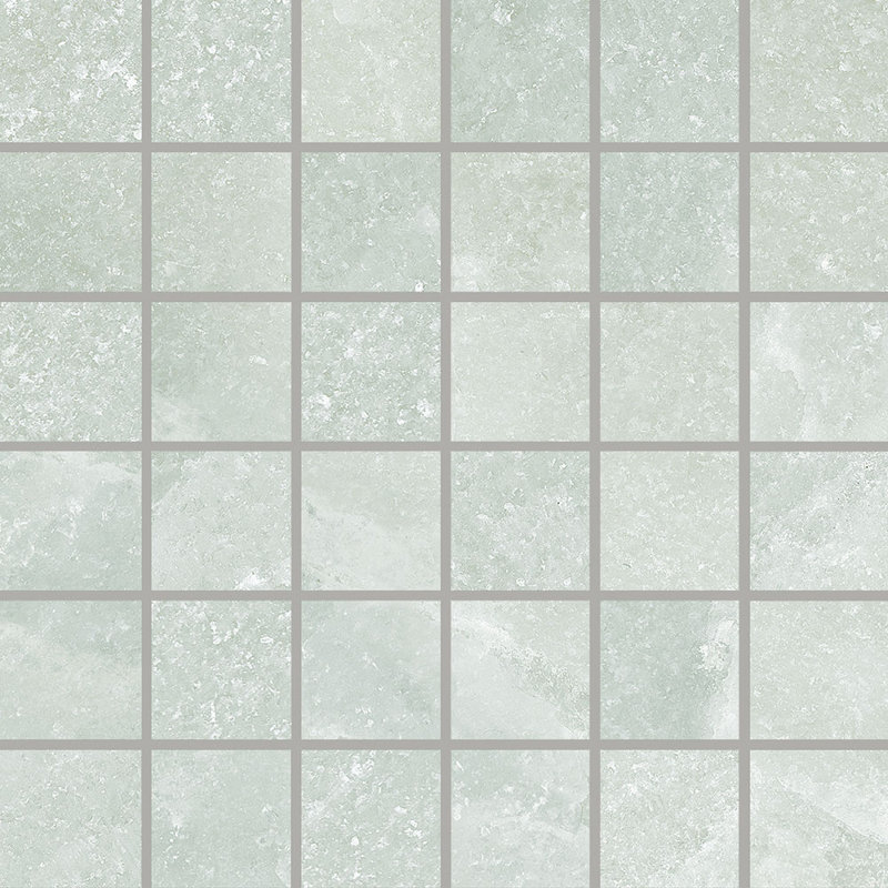 Mosaïque himalayenne 2 x 2 mosaïque vert émeraude mat, Vert