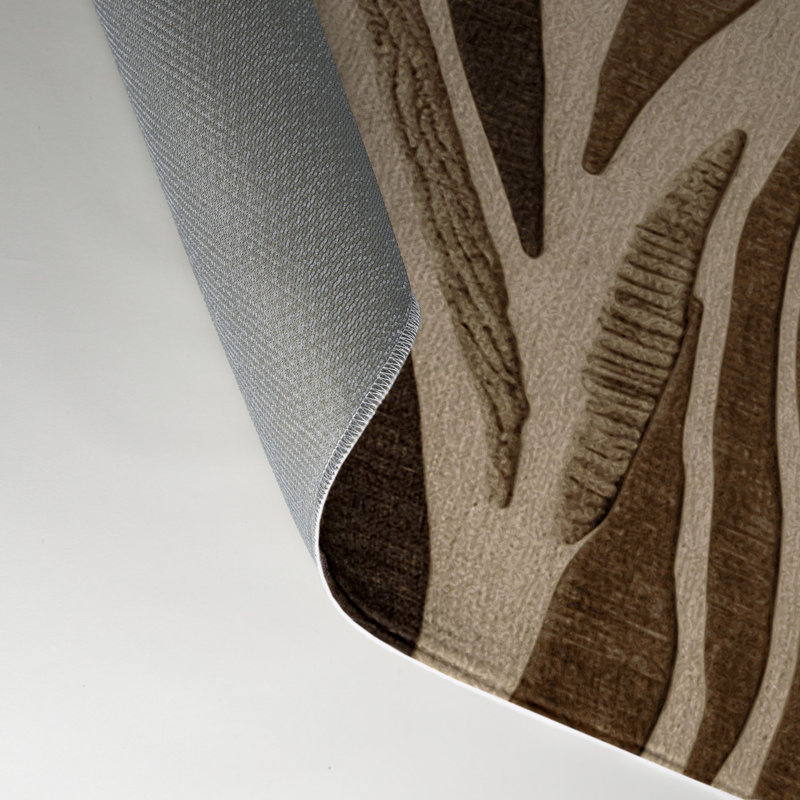 Tapis d'intérieur et d'extérieur brun Nature, Rectangle 9 pi x 12 pi