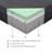 11" Green Tea Gel-Infused Memory Foam Mattress - Gray, Boxed for Elegance-322934981