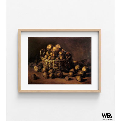 Panier de pommes de terre par Vincent Van Gogh, art mural Nature, reproduction de peinture de pommes de terre, impression de style Van Gogh, impression de Van Gogh