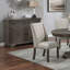 Chaises d'appoint traditionnelles 2Pc rembourrées à oreilles
