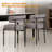 Sherpa Upholstered Metal Dining Chairs-1389094372-1355078510