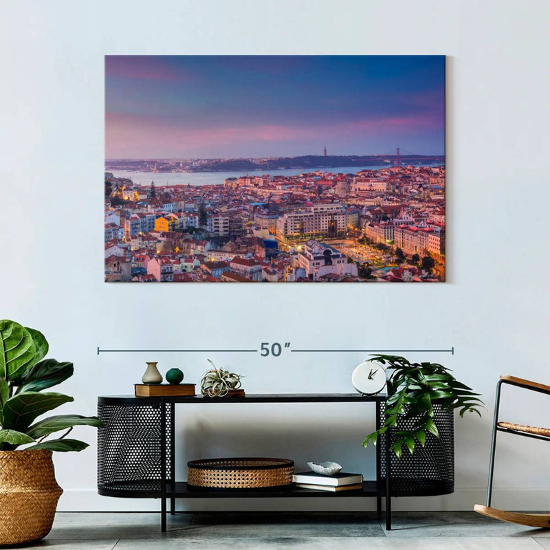 Nicci Lisbon Morning Scenery, H 32 po x l 48 po