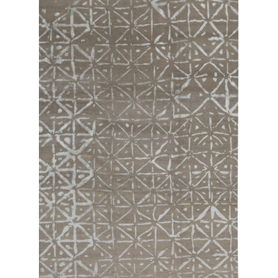 Tapis chameau noué à la main de haute qualité