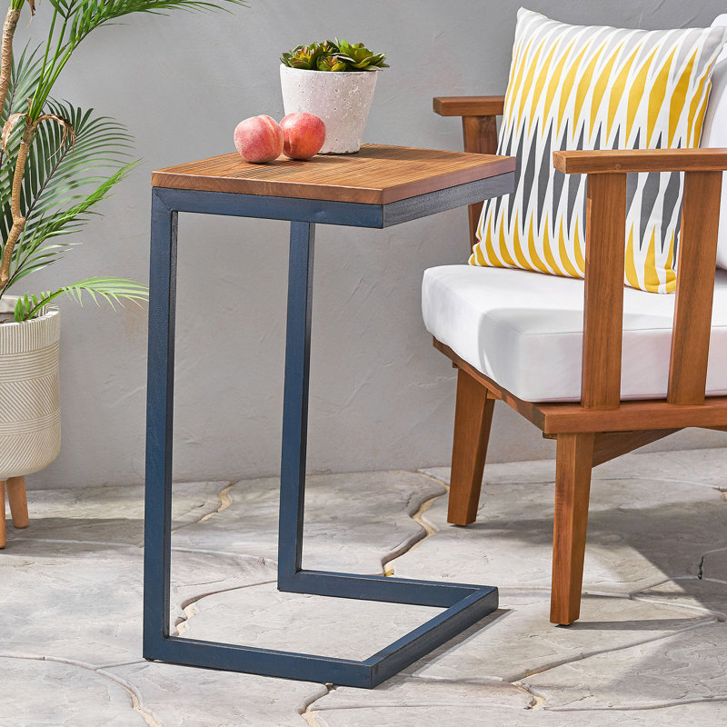 Table de bout Kendly, H 25,50 po x l 18,25 po x P 12,75 po, Naturel