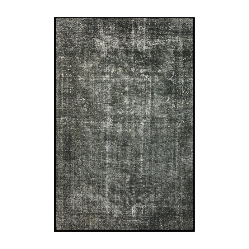 Tapis marocain tissé à la machine, Rectangle 4 pi x 6 pi