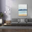 «Watercolor Ocean Horizon 2» par Annie Warren, art mural sur toile-911198292
