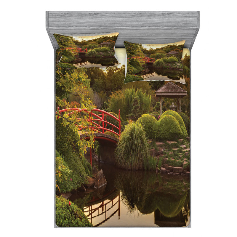 Microfiber Sheet Set, Queen Sheet Set with Fitted Sheet