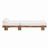78.8'' Outdoor Acacia Wood Patio Chaise Lounge Chair-2010230995