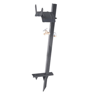 WaLensee Metal Hose Holder Freestanding Water Hose Holder Hose Hanger for Outside  Heavy Duty & Reviews