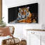 Impression sur toile de tigre-99074576