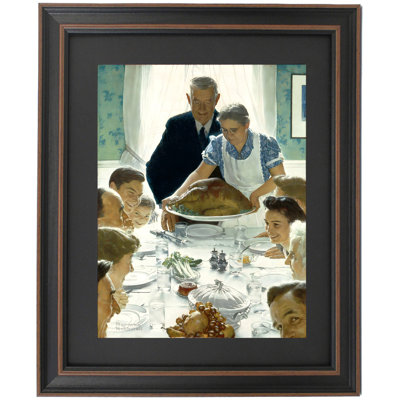 Freedom From Want by Norman Rockwell | Framed Print