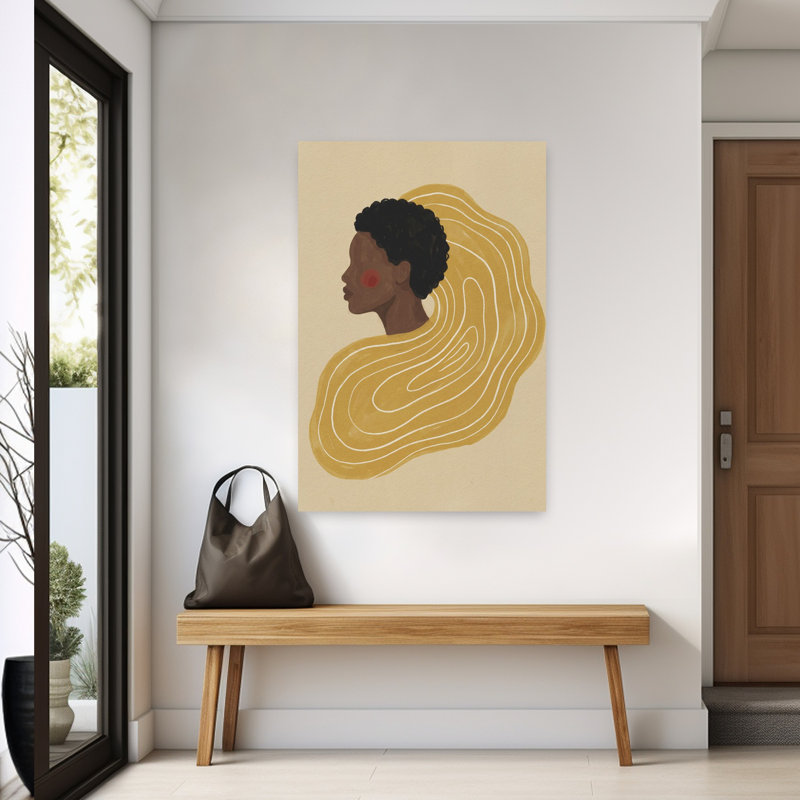 Art contemporain contemporain abstrait, H 60 po x l 40 po