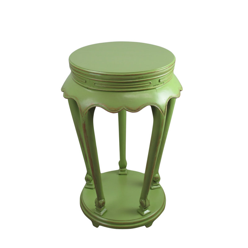 Asian Classic Solid Wood End Table