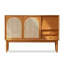 Buffet moderne en osier simple et moderne