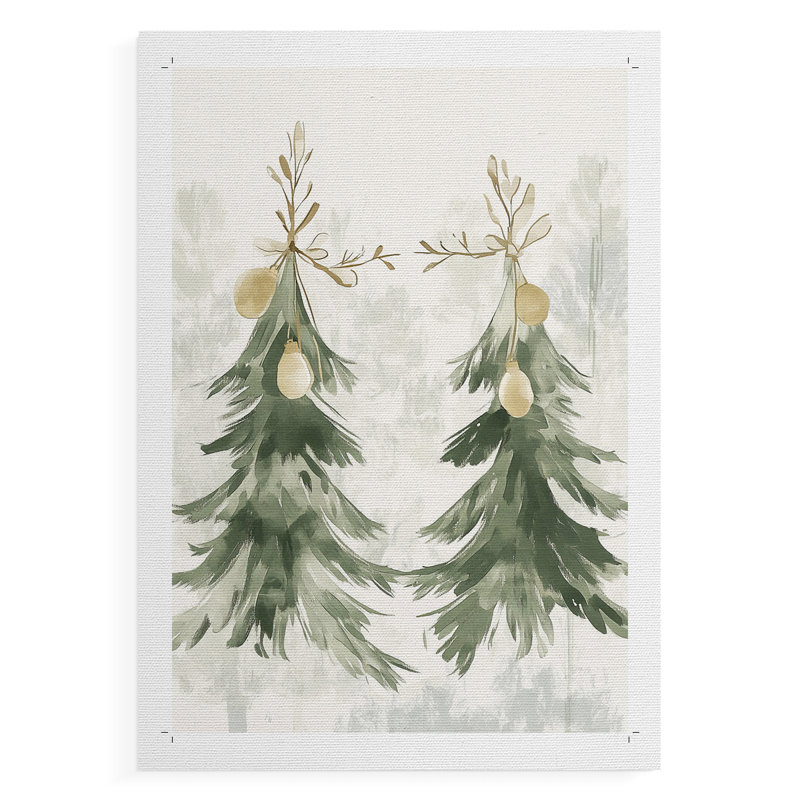 Art des Fêtes de Noël, CECLXV III, impression sur toile seulement - NON-CADRE, H 60 po x l 40 po