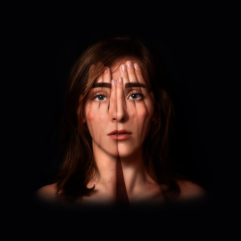 Surreal Portrait by IG_Royal - Wrapped Canvas Print, 30cm H x 30cm W