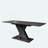 Multifunctional Extendable Dining Table with X-Shaped Base-143400048