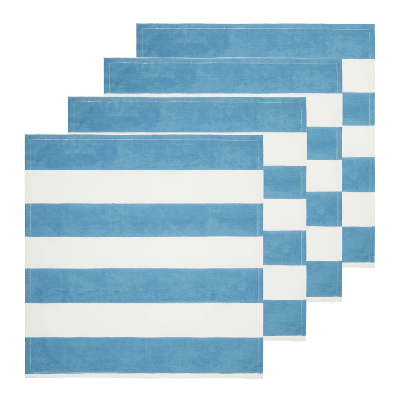 Serviette Brezhane, Bleu