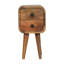 Mini chevet incurvé en bois massif Artisan Furniture-1395187930