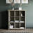 Acadian 44"W Solid Wood 9 Cube Storage Bookcase with Fixed Shelves-1060162541