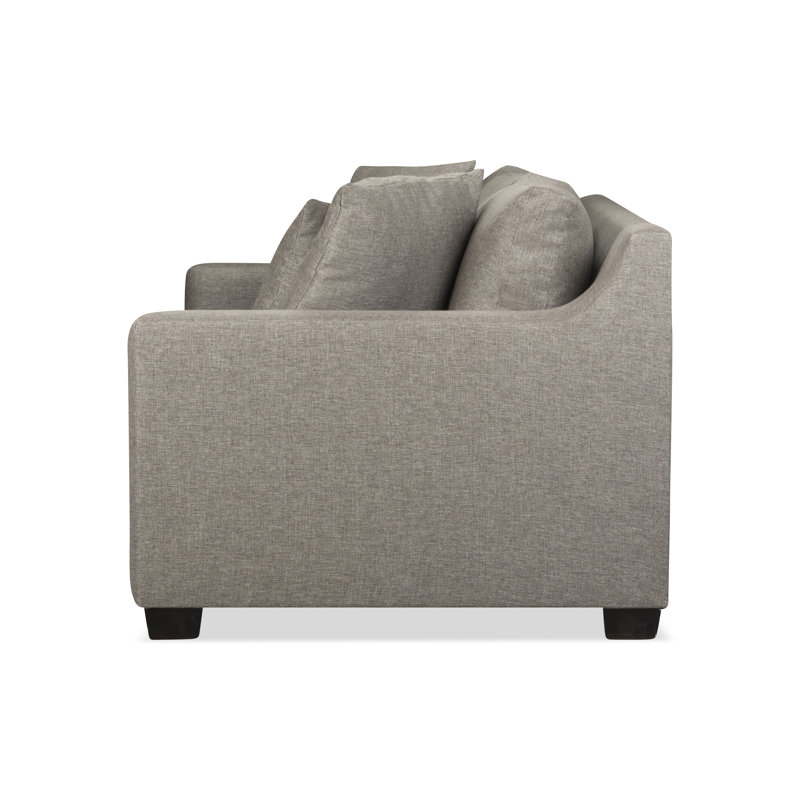 Rhodes Upholstered 94.5'' Sofa, Drusky Ivory Sustain® Basketweave
