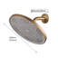 Pomme de douche réglable multifonctionnelle de luxe-85036289
