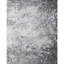 Tapis gris foncé et argent noué à la main de haute qualité