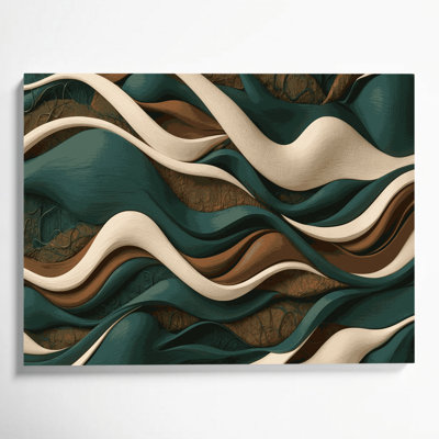 Art mural sur toile Biomorphic Abstraction 88