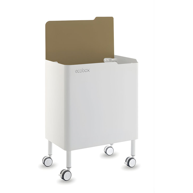 Jefferson Place 40 Litre Multi-Compartments Trash & Recycling Bin, Sand