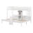 Twin Over Twin Over Twin Triple Bunk Bed With 2 Reading Lamp, 3-In-1 Beds With Desk And Storage Shelves, Headboard, Footboard-2104238953