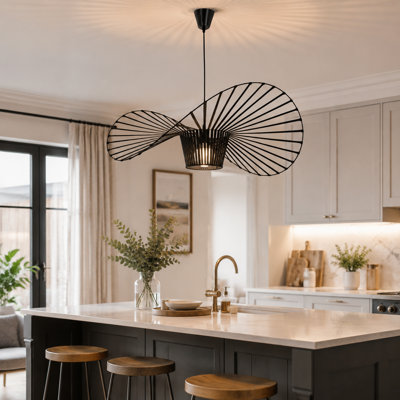 Carlose 1-Light Hat-Shaped Kitchen Island Pendant