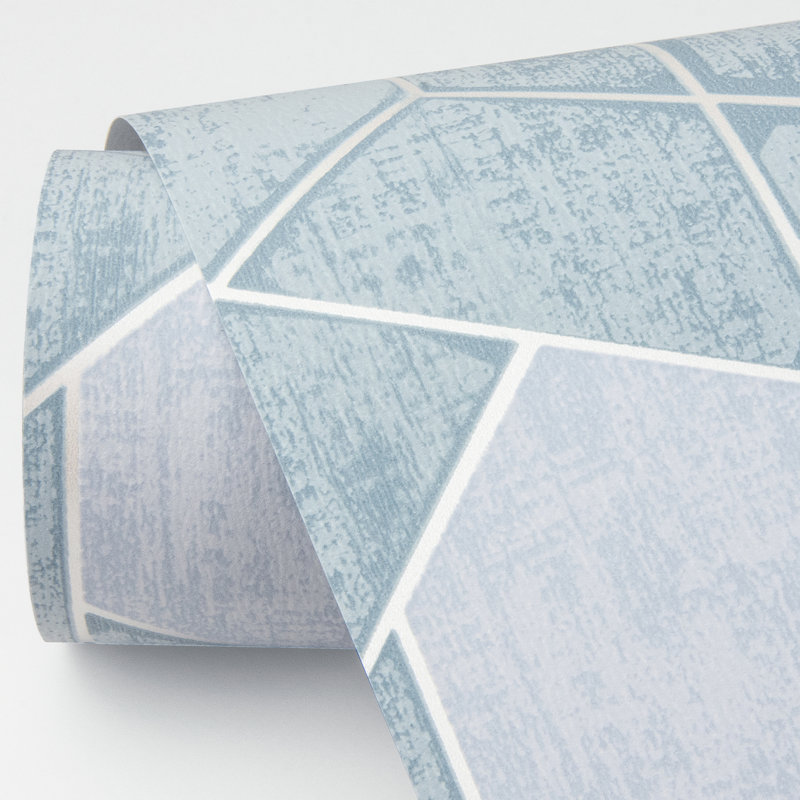 Rouleau de papier peint l 33 pi x p 20,5 po Granada, Aigue-marine
