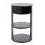 Gunnar 3-Tier Metal Side Table With Sliding Door & Open Shelves-115115487