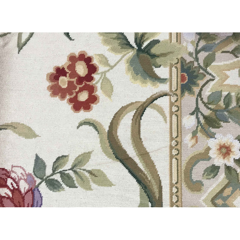 Hand-Knotted High-Quality Beige Area Rug