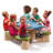 Step2 Naturally Playful Kids Rectangle Picnic Table with Umbrella